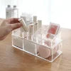 Double Acrylic Stackable Cosmetic Divided Organizer Makeup Holder