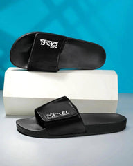 Black Camel Magic Style Slides Flip Flop