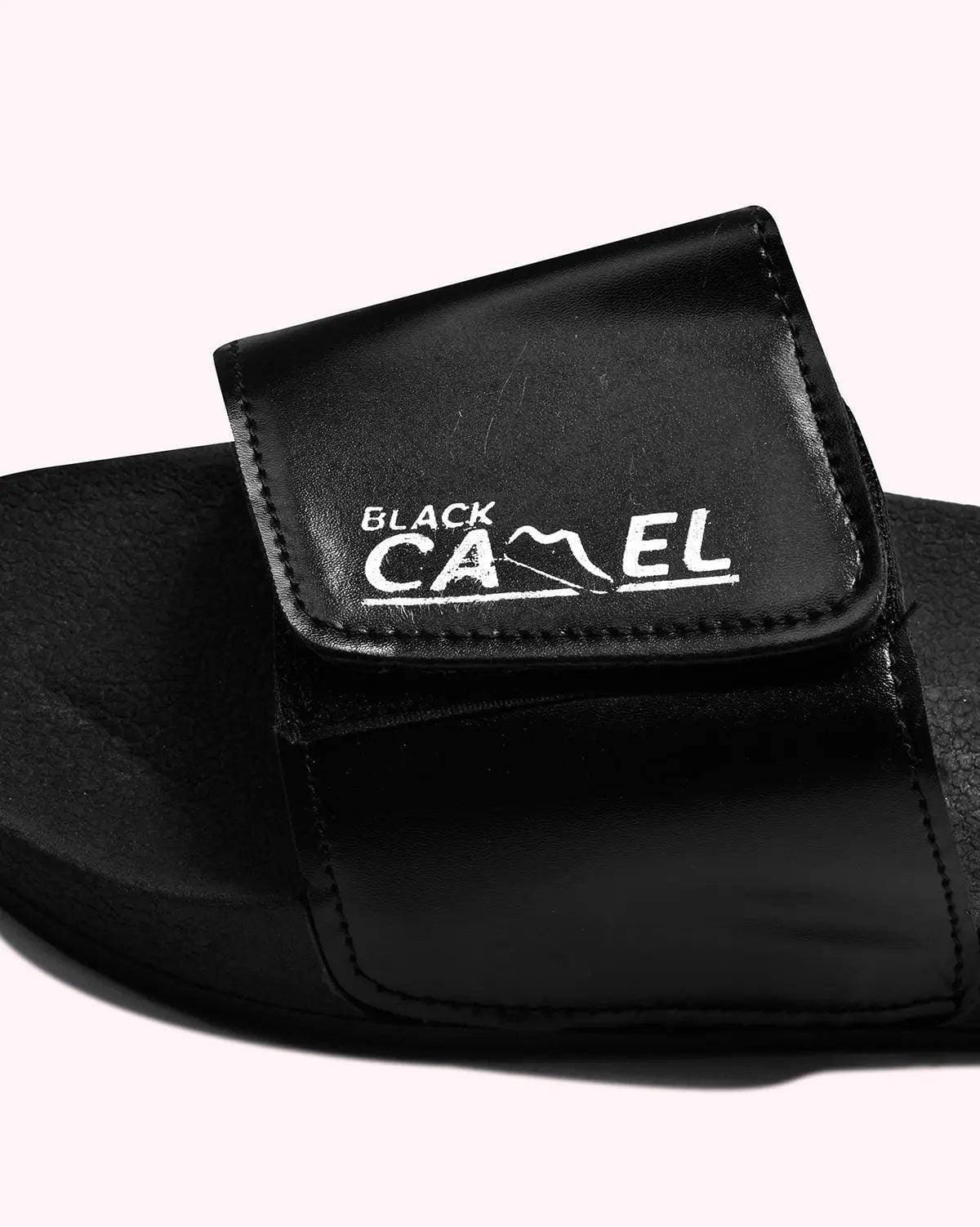 Black Camel Magic Style Slides Flip Flop