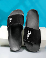 Black Camel Magic Style Slides Flip Flop